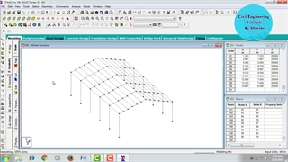 طراحی سازه های صنعتی توسط نرم افزار Staad Pro
