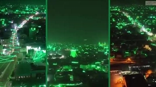 سبز پوش شدن یمن در سالروز ولادت پیامبر اکرم (ص)