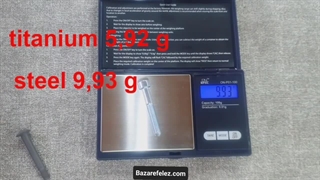 تست استحکام و مقاومت فلز تیتانیوم و استیل