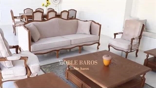 ست مبلمان کلاسیک راشل در برند مبل باروس