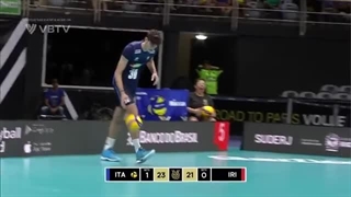 خلاصه دیدار ایتالیا (3)  - (0) ایران، در رقابتهای والیبال انتخابی المپیک 2023