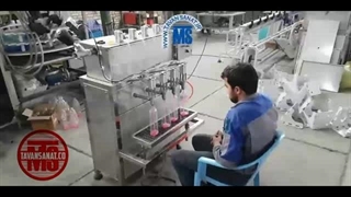 دستگاه پرکن پیستونی 4 نازل مخصوص مایعات غلیظ توان صنعت | 09152000050