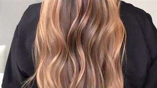 لایت رنگ مو فوق العاده زیبا