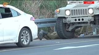 14020718: فرار سربازان اسرائیلی از موشکباران شهر عسقلان، به وقت ابوعبیده