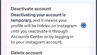 نحوه غیر فعال کردن پیج اینستاگرام در 30 ثانیه!