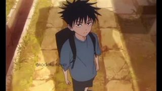 وقتی گوجو خبر مرگ توجی و به مگومی میگه:)