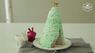 اموزش تزیین کیک کریسمس