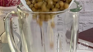 حمص پستو و ریحان
