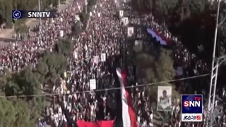 14020728: راهپیمایی بزرگ مردم یمن در صنعا در همبستگی با مردم فلسطین