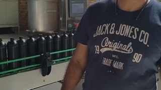 نمونه کار تولید شده دستگاه پرکن مایعات توسط شرکت ماشین سازی خدری