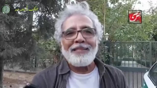 چهره خندان بهروز افخمی در محل قتل داریوش مهرجویی