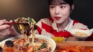 Malatang Tanghulu Mukbang Asmr