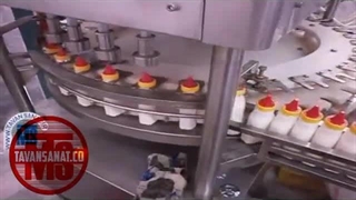 دستگاه پرکن و دربندی مخصوص سس موشکی توان صنعت / 09152000050