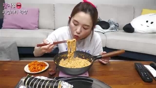 Rose ShinramyunㅣREAL SOUNDㅣASMR MUKBANGㅣ