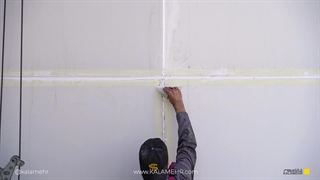 کاربرد محصول درزگیر سیلیکون خنثی 915N آکفیکس در پروژه برج آناهید