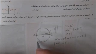 فیزیک - جابه‌جائی و سرعت و نمودار مکان - زمان