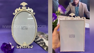 قاب عکس نقره لیونا، قرآن نقره و آینه شمعدان نقره