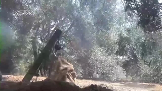 حملات خمپاره ای 120 mm نیروهای مردمی علیه ارتش صهیونیستی در حومه غزه طوفان الاقصی