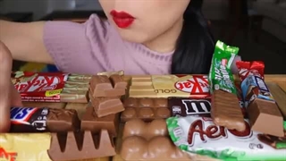 ASMR CHOCOLATE CANDY SWEETS |  EATING SOUNDS | NO TALKING