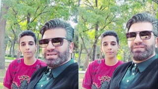 امیر کرمی نوجوانان در کنار حمید تاجیک