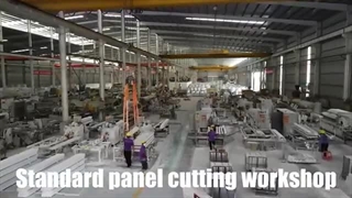 Cutting and completed panels