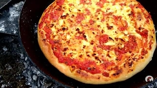 1044- طرز تهیه پیتزا در طبیعت به روش آذربایجان