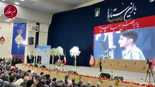 اجرای قطعه حماسی لری توسط علی طولابی در حاشیه کنگره ملی ۶۵۵۵ شهید استان لرستان