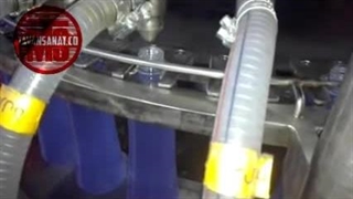 دستگاه پرکن مایع ظرفشویی پیستونی توان صنعت / 09152000050