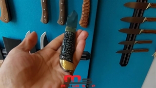 چاقو جیبی دسته استخوانی تاشو