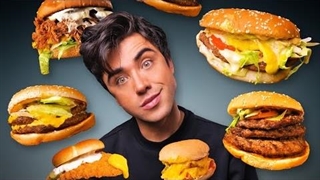 اسمرفود مک بانگ MCbang asmr : چالش خوردن همبرگر مگ دونالد با کلی پنیر و سیب زمینی ( موکبانگ ) - موج کره ای