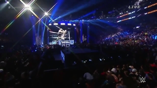 مسابقه کشتی کج تریپل ترت مچ بین  Big Show vs The Miz vs Ryback Summer Slam 2016