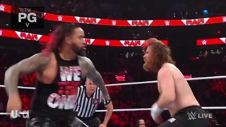 مسابقه Sami Zayn vs Jimmy Uso در ماندی نایت راو 2023 | 6 مارس پارت اول