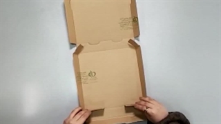 طرز بستن جعبه پیتزا در کمتر از 15 ثانیه