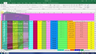 دانلود فیلم آموزش کارنامه پروژه محور اکسل . قسمت بیست و یکم . پارسا علیاری .