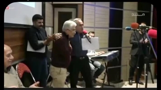 پشت صحنه برنامه رادیویی صبح جمعه با شما . عباس نباتی