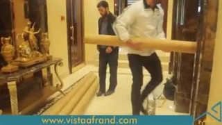 نمونه پروژه پرده شید سان اسکرین خورشیدی برقی سیستم هوشمند