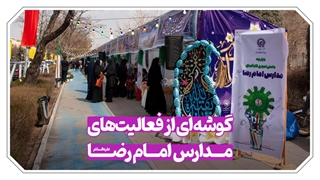 گوشهای از فعالیتهای مدارس امام رضا علیهالسلام
