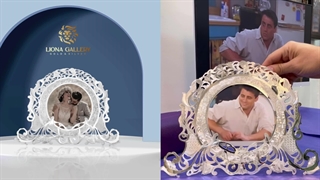 خرید و قیمت قاب عکس نقره گالری لیونا