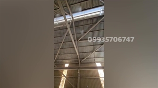 نصب مه پاش در کارخانه سنگ شکن بهاران شهرکرد