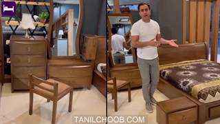 سرویس خواب بسیار زیبا مدل بتیس/ تانیل چوب