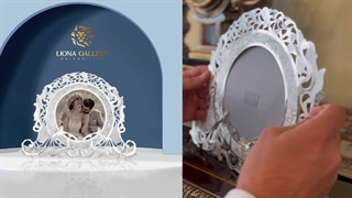 قاب عکس نقره گالری لیونا