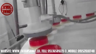 دستگاه پرکن و دربند و سیلکن القایی ظروف جار توان صنعت / 09152000050