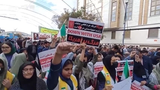 راهپیمایی مردم فهیم کردستان - سنندج در حمایت از کودکان غزه - طوفان الاقصی