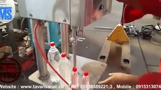 دستگاه دربند بطری pet توان صنعت / 09152000050