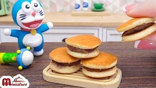 آشپزی مینیاتوری : دورایاکی خوشمزه ( پنکیک ژاپنی ) - موج کره ای