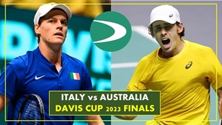 فینال بازی تنیس ایتالیا مقابل استرالیا 2023