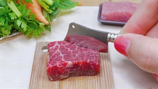 کلیپ بسیار باحال آشپزی مینیاتوری با ASMR