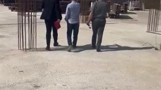 بازدید مهندس کرمی فرد از پروژه هتل کربلا