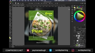 آموزش طراحی پست و استوری اینستاگرام برای فست فود