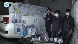 آموزش نقاشی خودرو -درس 10 - سمباده کشی